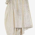 Stella McCartney Lurex Gathered Brynn skirt Gold size 4 Photo 0