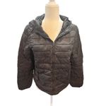 Copper Key  Womens Puffer Jacket Size M Black Lightweight Hooded Zip Up‎ Photo 1
