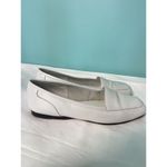 Enzo Angiolini Womens 5.5 White Leather Loafers Slip On Vintage S-322 Photo 1