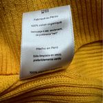 Mara Hoffman  Organic Cotton Stretchy Yellow Susan Rib Knit Pencil Midi Skirt -XL Photo 7