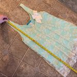 julie's closet NEW White & Blue Lace Tank Top w/ Bow NWT Photo 6