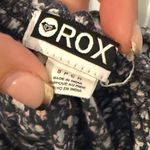 Roxy  Women’s Black Micro Floral Strapless Romper Size S Photo 2