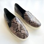 Vince ‎ Snake-Effect Leather Blair-5 Sneakers Shoes Womens Size 9M Slip On Photo 0