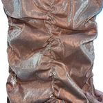 NEW NWT AREA Shirred Mini Dress Nude Gold Size M Photo 6