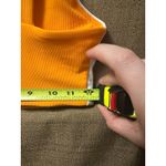 NWT Wilo The Label by Anthropologie Ribbed Sports Bra Size Small Orange White Photo 4