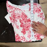 Club L London LATE NIGHT PINK FLORAL MATERNITY RUCHED ONE SHOULDER MIDI DRESS Size 10 Photo 10