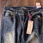 NWT Vtg Vanity Dakota Jeans Distressed Wide Leg Flare Bootcut Women’s 27x31 Y2K Blue Size 27 Photo 1