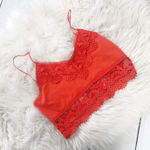 Topshop  Women's Crochet Trim Lace Bralette‎ Crop Top in Orange NEW Photo 0