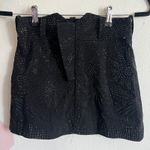 Black Rhinestone Mini‎ Skirt Western Goth Festival Night Out Glam Small Photo 2