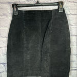 wilson's leather Vintage Wilsons Suede‎ Leather Black Mini Skirt Women’s size 4 Photo 0