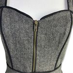 Kimchi Blue  Grey and Black Tweed Sweetheart Dress Photo 3