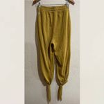 Free People NWT Fp Movement  Circle Back Tie Hem Cropped Jogger Pants burnt gold Photo 2