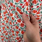 Boden USA Boden Womens Ditzy Floral Print V Neck Linen Long Sleeve Dress 14L Photo 6