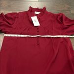 NWT Avara &Merci Burgundy Top Sz M Photo 6