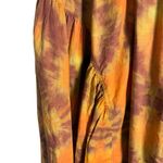 Ulla Johnson Valentina Orange Tie Dye Print A-Line Sleeveless Midi Dress Size 0 Photo 11