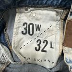 Anthropologie  Standard Cloth Acid Wash Super Skinny Jeans 30x32 EUC #3180 Photo 4