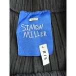 Simon Miller Ribbed Marek Pants in Black XLarge Womens Jersey Trousers Size XL Photo 7