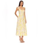 Bardot  Lilah Corset Midi Dress in Yellow Floral Photo 3