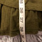 🦄 Just Fab Olive Green Ruffle Longsleeve Photo 4