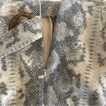 ZARA Snakeskin Printed Faux Wrap Skort Size Small Photo 5