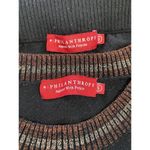 n:philanthropy Black Metallic Glittery Short Sleeve Bodysuit Joggers Set Size S Photo 8