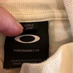 Oakley Luxe Crop Fleece Hoodie Women's Winter Gray cream size small Photo 6