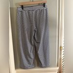 Lands' End  Navy and White Striped Capris Photo 1