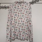 Djerf Avenue  Summer Berries Go Slow Long Sleeve Button Shirt NEW Photo 8