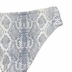 SheIn Gray White Snakeskin Print Swim Suit Bottoms Women's Size Small Photo 7