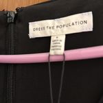 Dress the Population New Jaleah Sequins Velvet Sheath Dress Black Multi Photo 8