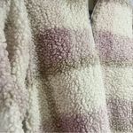 Pink Lily A Round of Applause Plaid Sherpa Pink Pullover Photo 4