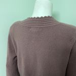 Anthropologie  Sleeping on Snow Cropped Mauve Cardigan Sweater Photo 4