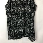 Acemi Boutique Black & White Geometric Printed High Neck Tank Top S Photo 22