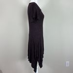 Anthropologie Dolan Left Coast Melanie Knit Asymmetrical Plum Dress Sz Sml Brown Photo 8