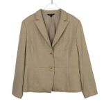 Brooks Brothers Loro Piana Stellita Fit Blazer Caramel Tan Wool Blazer Jacket 12 Photo 0