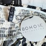 Boho Me  Elastic Waist Wide Leg Casual Pants Ikat Print Size Medium Photo 2