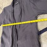 PARACHUTE 100% Linen Long Robe Gray Bathrobe Pockets Belted Unisex Sz S Lounging Photo 8