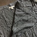 American Eagle  | navy and chambray tie waist skirt Photo 3