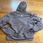 Booty By Brabants  light brown zip up hoodie size large Photo 1