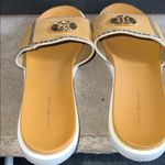 Tommy Hilfiger  Gold Slip On Open Toe Flip Flop Photo 1