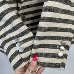 3.1 Phillip Lim  Sz 4 Linen Blend Blazer Nautical Striped Double Breasted Jacket Photo 4