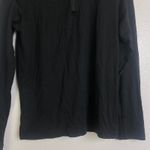 Untouched World Merino Base Layer Womens Small Black Pullover 1/4 Zip *Flaw/Logo Photo 3