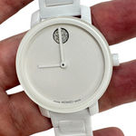 Movado Bold Evolution 2.0 Womens Watch with White Dial & White Ceramic Bracelet Photo 0