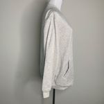 Snap Front Lt Gray Sweatshirt Jacket Sz Small Photo 3