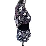 Y2K Flower T Shirt Fairycore Butterfly Sleeve Summer Floral Coquette Cottage Top Black Photo 2