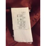 #4 Women's Sz: 4 Red Viscose Blend Blazer by Borgofiori, Velvet Trim Photo 2