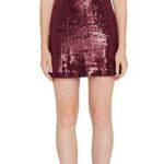 Alice + Olivia Kamryn Sequin Cowl Back Mini Dress Photo 1