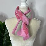 J.crew factory argyle wool angora blend scarf #66506 Pink Photo 3