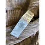 Splendid  Ribbed Knit Lounge Pants Wide Leg Drawstring Beige Small Photo 4