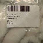 Quince NWT Women's Navy Blue 100% European Linen Tapered Ankle Pants Sz S Photo 8